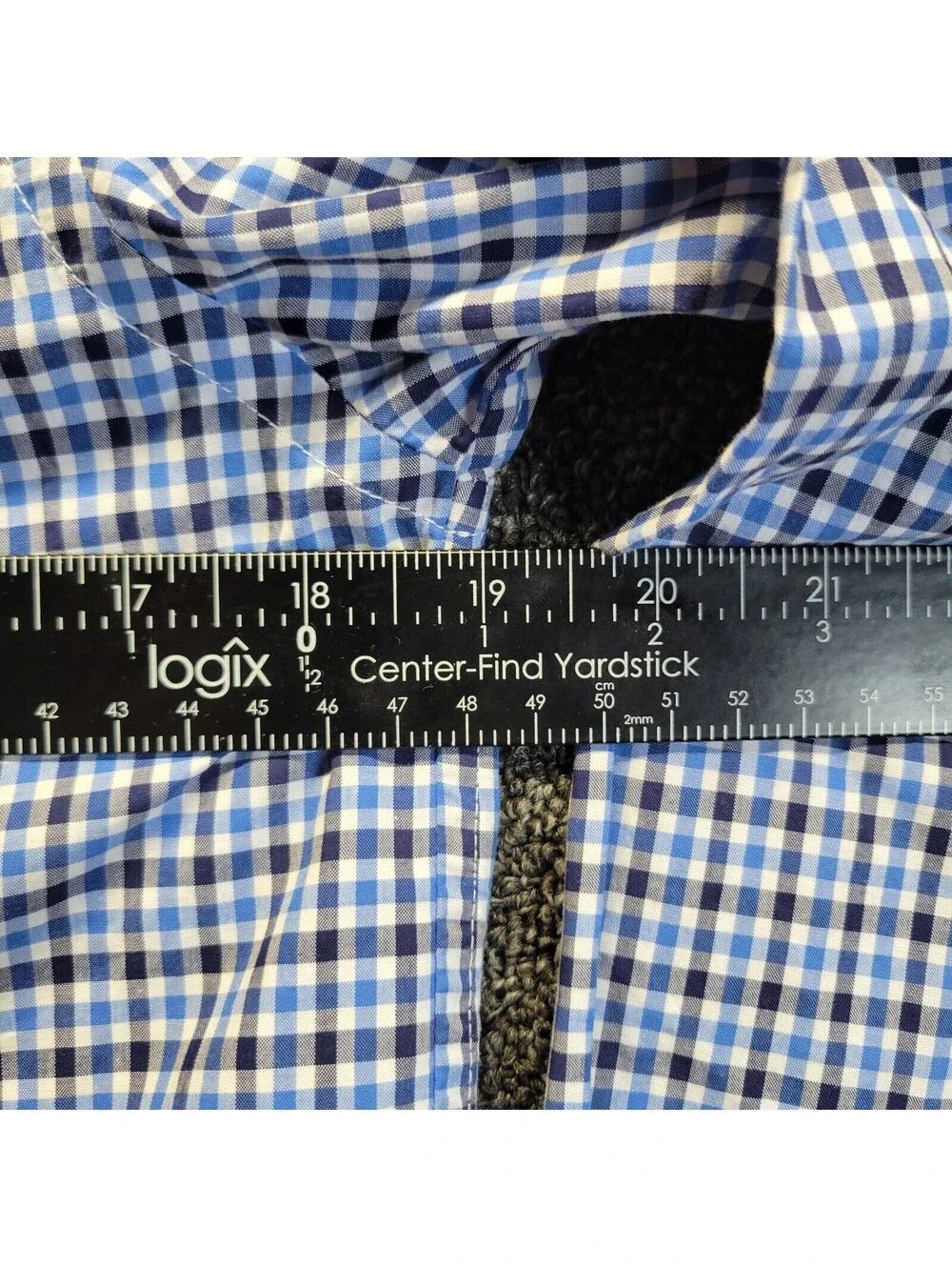 Ralph Lauren Blue Plaid Boy's Sz L Button-Down